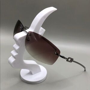 GUCCI GG 1784/STRASS GRADIENT PAVE CRYSTAL SUNGLASSES Vintage Y2k UNISEX Rimless